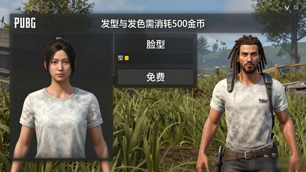 稳定绝地求生辅助_PUBG手游捏脸教程_手游绝地求生角色改造攻略