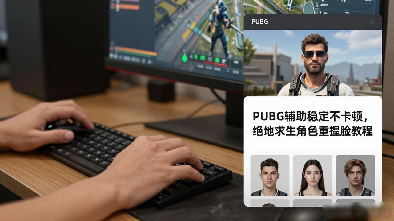 稳定绝地求生辅助_手游绝地求生角色改造攻略_PUBG手游捏脸教程
