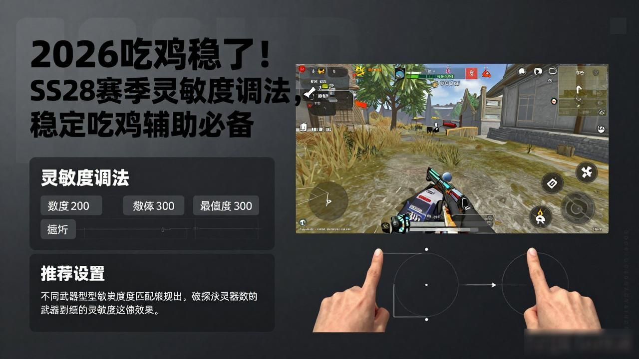 稳定吃鸡辅助_抖音精选和平精英灵敏度攻略_2026年SS28赛季和平精英灵敏度设置