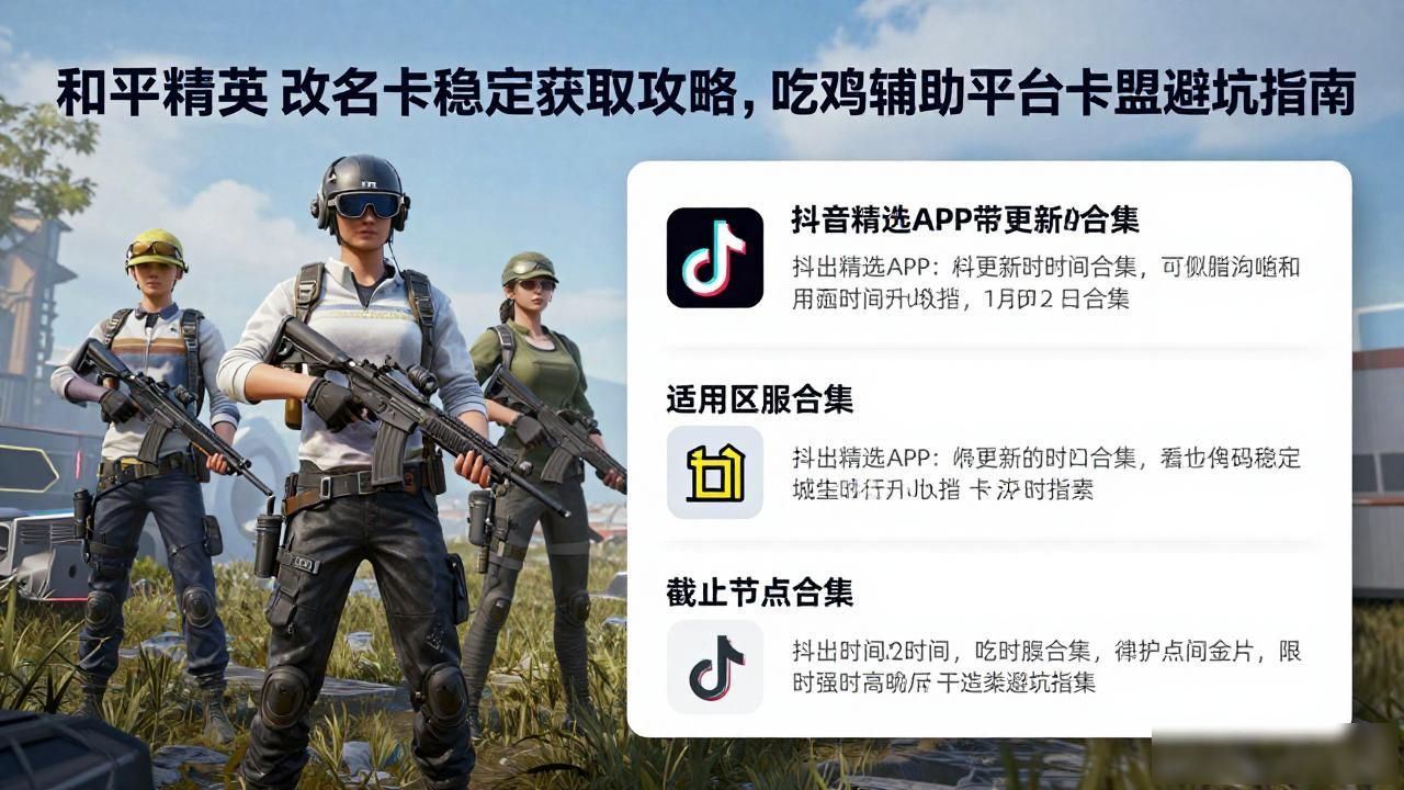官方游戏内入口攻略_吃鸡辅助平台卡盟_和平精英改名卡获取途径