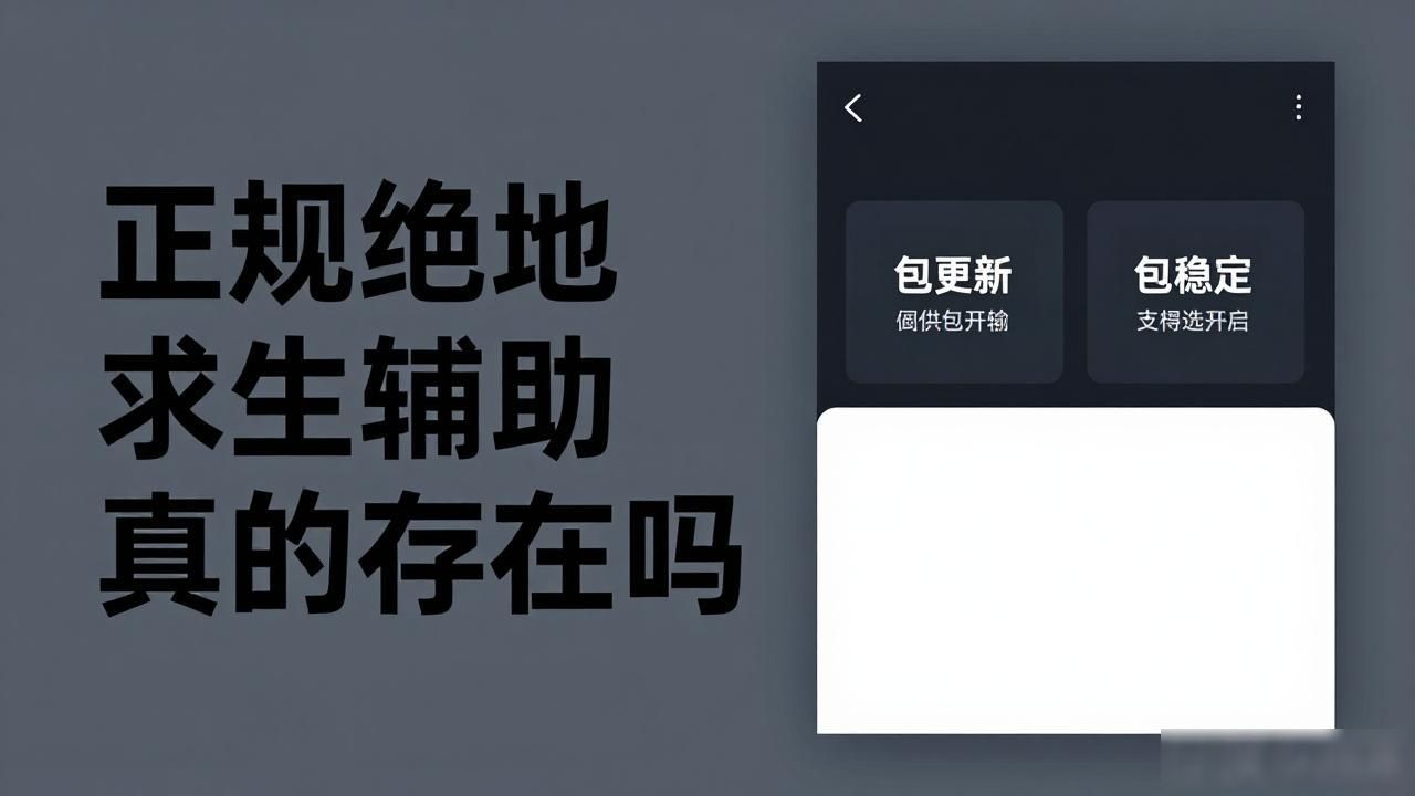 绝地求生官方从未授权第三方辅助工具_正规绝地求生辅助骗局_正规绝地求生辅助
