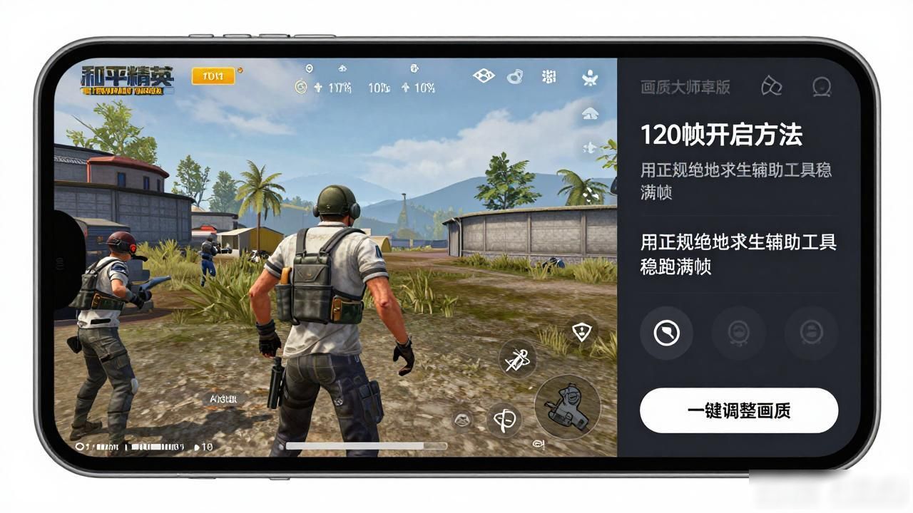 正规绝地求生辅助_和平精英开启120帧模式 软件推荐 画质修改工具