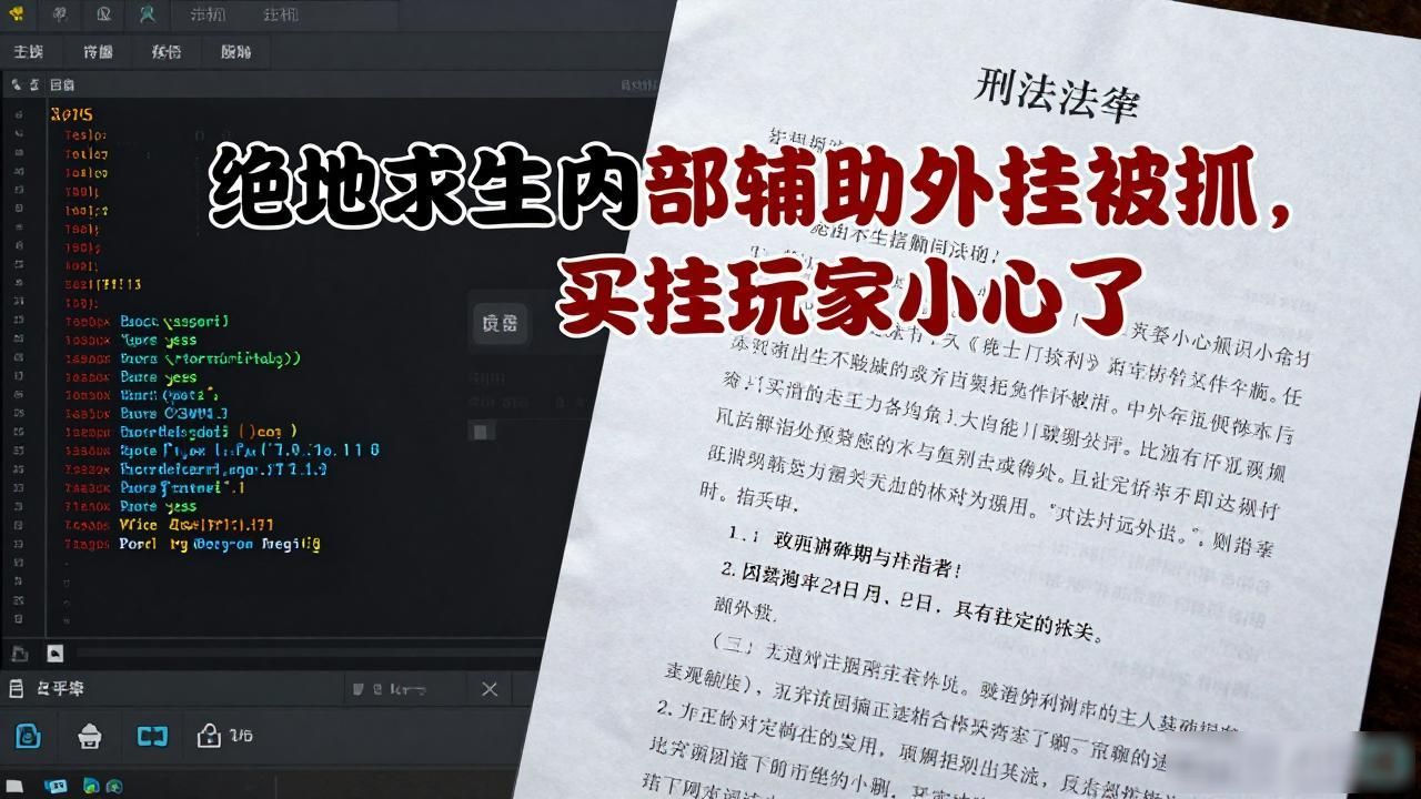 腾讯刺激战场外挂案件_绝地求生内部辅助_江苏淮安警方抓获制作绝地求生外挂作者